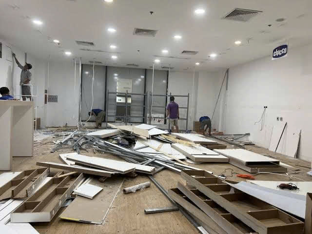 Thi công tháo dỡ hoàn trả hiện trạng mặt bằng tại TPHCM
